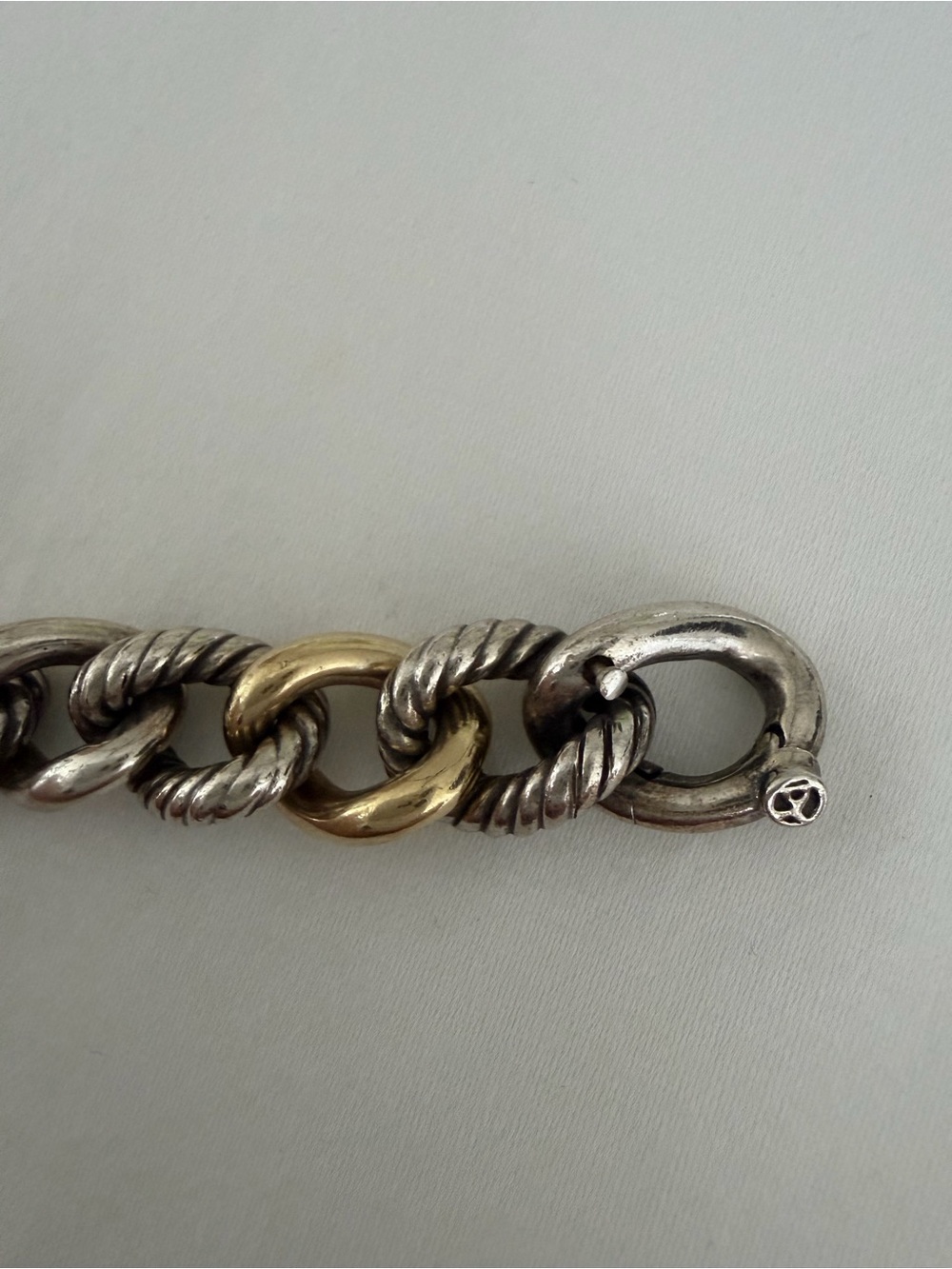 Authentic DY Curb link Bracelet - Picture 2 of 5